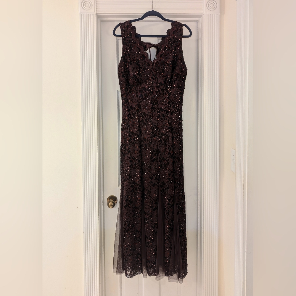 Burgundy Cocktail Dress